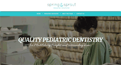 Desktop Screenshot of 1kidsdentist.com